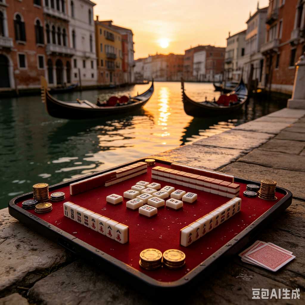 retro vintage mahjong set