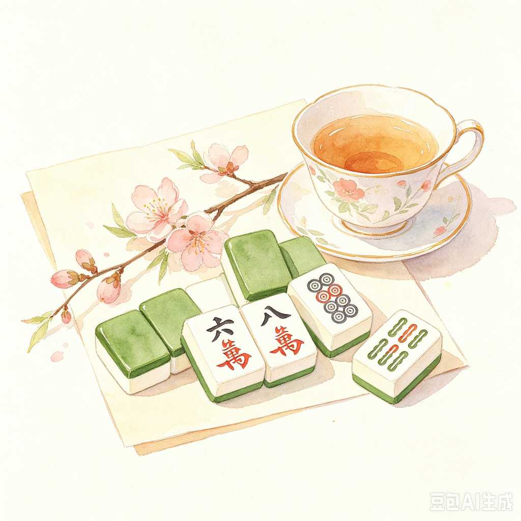 ornamental mahjong tiles